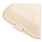 Boardwalk Bagasse PFAS-Free Food Containers, 3-Compartment, 9 x 1.93 x 9, White, Bamboo/Sugarcane, 200PK HL-93BW-NPFA - alternate 2